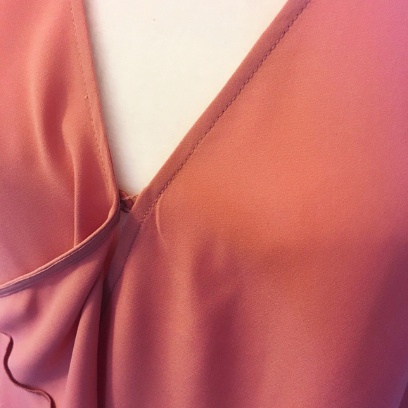 ROSE & OLIVE Long Sleeve Wrap Blouse, Size L - Picture 6 of 8